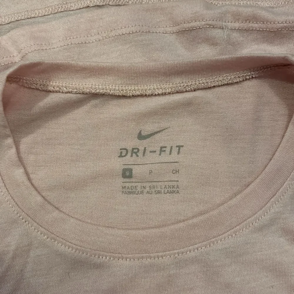 Nike Yoga Crochet Tank Top in Pink